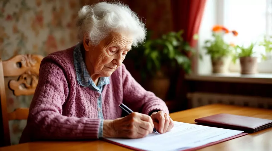 пенсионерка &copy;&nbsp;Сгенерировано с помощью нейросети Gigachat