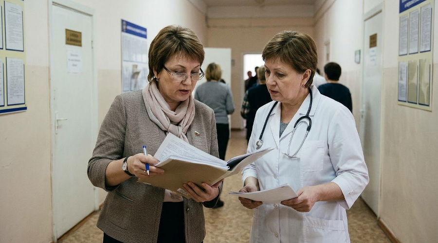 учитель и врач &copy;&nbsp;Изображение сгенерировано нейросетью chatgpt