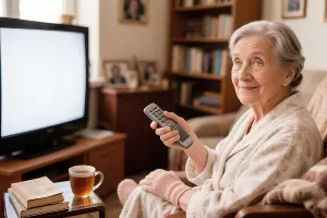 пенсионерка &copy;&nbsp;Изображение сгенерировано нейросетью GigaChat