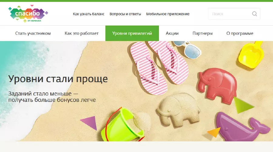  &copy;&nbsp;Скриншот с сайта spasibosberbank.ru