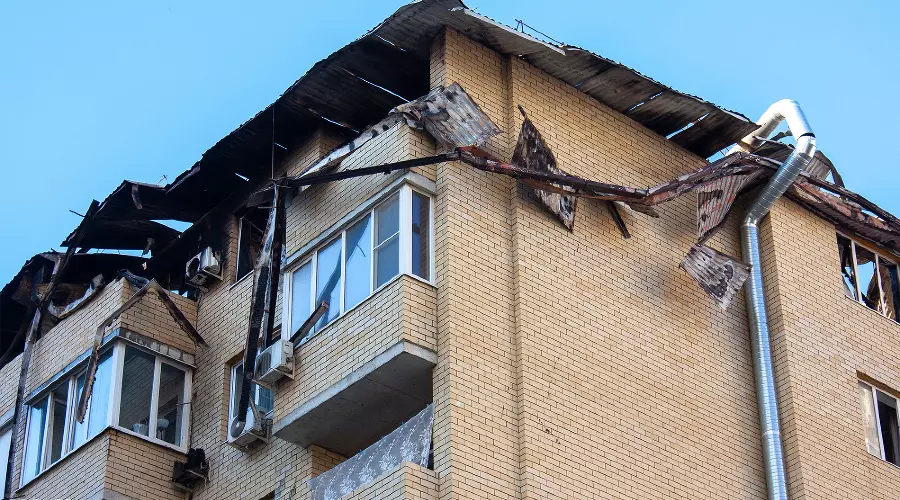 В Краснодаре в ночном пожаре в многоэтажке сгорело 64 квартиры &copy;&nbsp;Фото Дмитрия Пославского, Юга.ру
