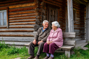 пенсионер &copy;&nbsp;Изображение сгенерировано нейросетью shedevrum.ai