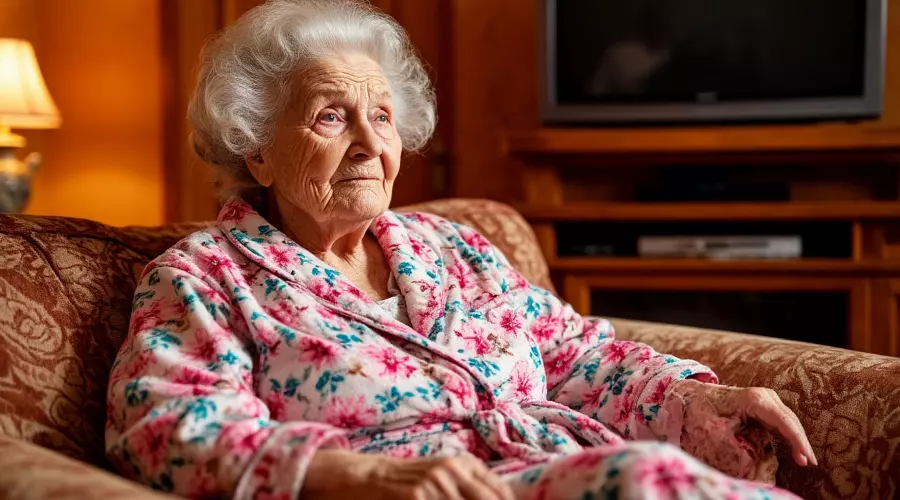 пенсионерка &copy;&nbsp;Изображение сгенерировано нейросетью shedevrum.ai